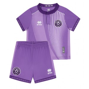 Fotbalové Dres Sheffield United Dětské Třetí Oblečení 2025-26 Krátký Rukáv (+ trenýrky)